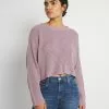 Even&Odd Damen CROPPED JUMPER - Strickpullover - Lilac
