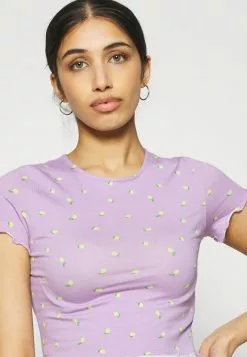 Even&Odd Damen T-Shirt Print - Lilac -Even Und Odd Verkäufe 1c8bd86f28f841f59ebe92e23049fd99