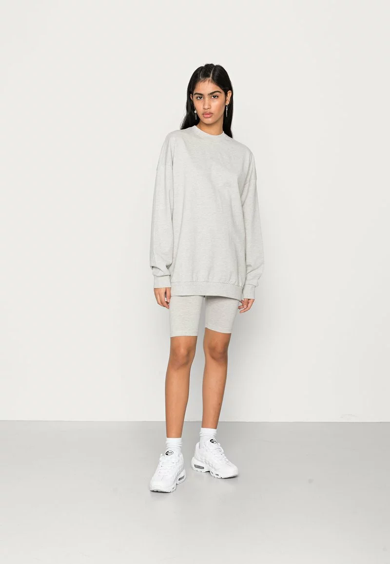 Even&Odd Damen SET - Sweatshirt - Mottled Light Grey 3 Even&Odd Damen SET - Sweatshirt - Mottled Light Grey
