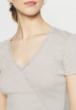 Even&Odd Damen T-Shirt Print - Light Grey -Even Und Odd Verkäufe 1e596b4a002745b19c739ead9756510a