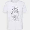 Even&Odd Damen T-Shirt Print - White 1 Even&Odd Damen T-Shirt Print - White -Even Und Odd Verkäufe 1eb5ee647567406e85e882f86f058893