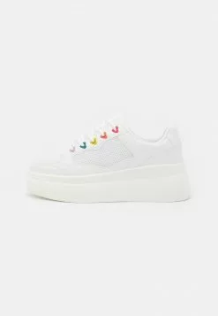 Even&Odd Damen LOVE - Sneaker Low - White/multi-coloured -Even Und Odd Verkäufe 1ec5b57bd139411cb1667f24d677136c