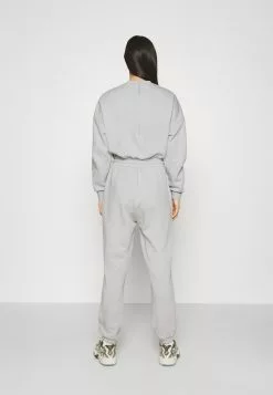 Even&Odd Damen SWEAT - Oversized Comfy - Jumpsuit - Light Grey -Even Und Odd Verkäufe 1f99373ac3ed433c935bc165c0fd0cf0