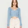 Even&Odd Damen Strickpullover - Light Blue