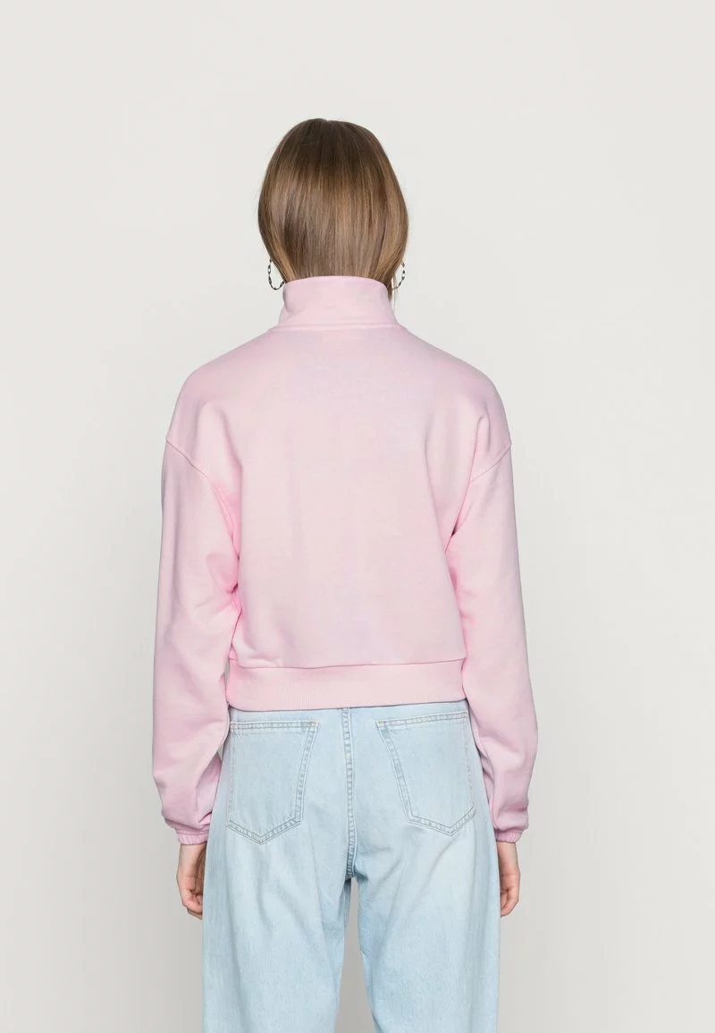 Even&Odd Damen CROPPED WITH HALF ZIP COLLAR - Sweatshirt - Light Pink 5 Even&Odd Damen CROPPED WITH HALF ZIP COLLAR - Sweatshirt - Light Pink – Bild 3