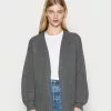 Even&Odd Damen Strickjacke - Mottled Dark Grey -Even Und Odd Verkäufe 21591b67880e436ca7100fd96ecdc767