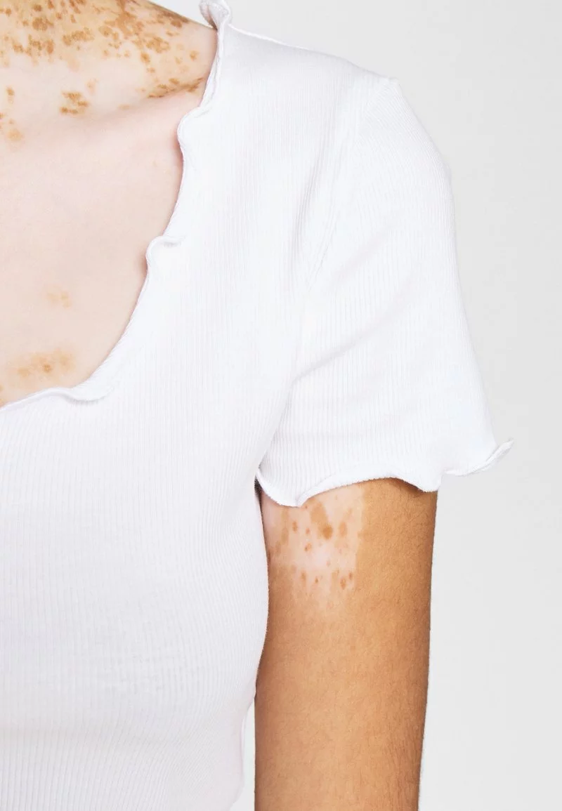 Even&Odd Damen T-Shirt Basic - White 8 Even&Odd Damen T-Shirt Basic - White – Bild 6