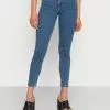 Even&Odd Damen Jeans Skinny Fit - Blue Denim -Even Und Odd Verkäufe 216d20fbde5548bf8cd91eb222925102