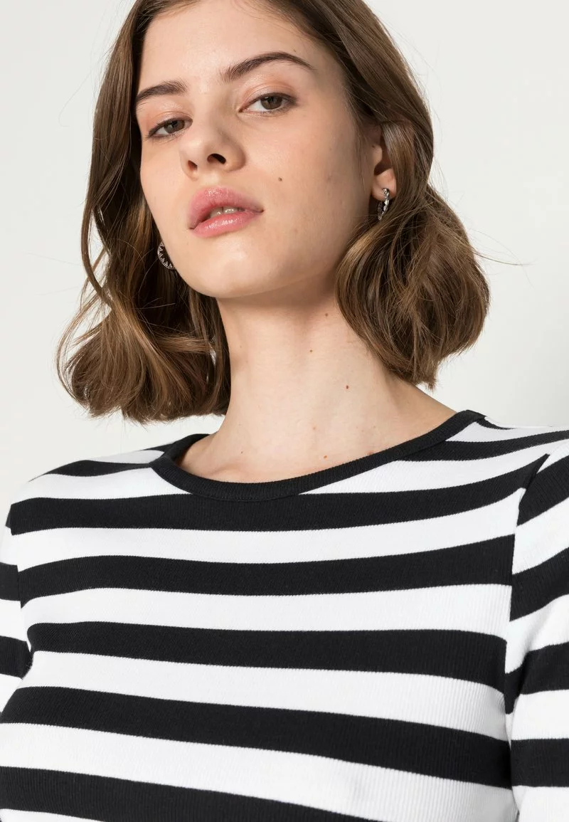 Even&Odd Damen Langarmshirt - Black/white 7 Even&Odd Damen Langarmshirt - Black/white – Bild 5