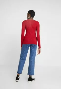 Even&Odd Damen Strickpullover - Dark Red -Even Und Odd Verkäufe 22dbc5b696434195971eaf5de4b64197