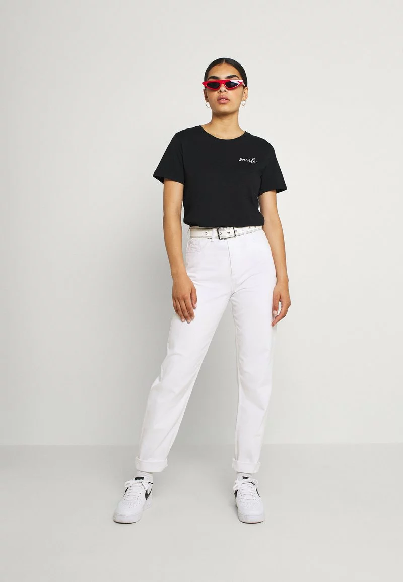 Even&Odd Damen T-Shirt Print - Black 4 Even&Odd Damen T-Shirt Print - Black – Bild 2