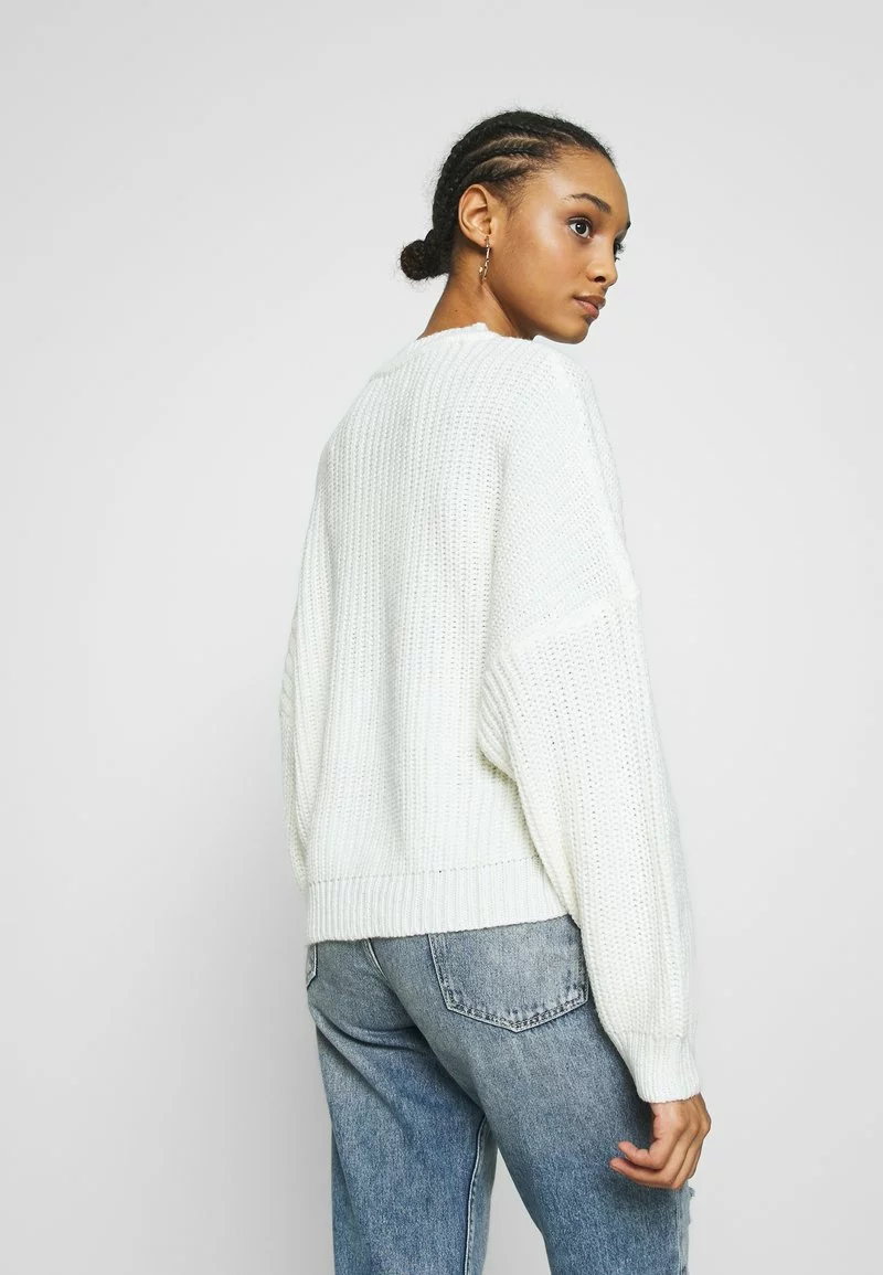Even&Odd Damen OVERSIZED JUMPER - Strickpullover - White 5 Even&Odd Damen OVERSIZED JUMPER - Strickpullover - White – Bild 3