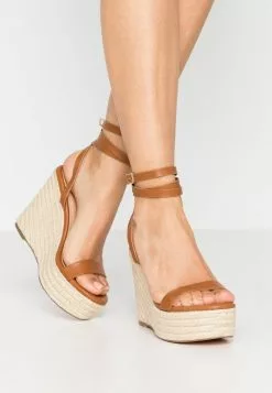 Even&Odd High Heel Sandalette - Cognac | Damen