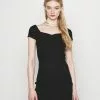Even&Odd Damen Jerseykleid - Black -Even Und Odd Verkäufe 254bde37dc4841d59ca6dc3698ad73f1