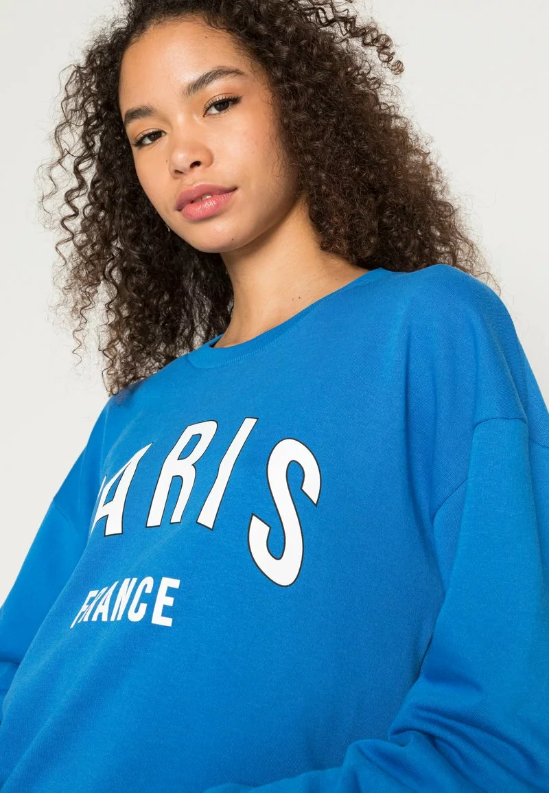 Even&Odd Damen PRINTED LOOSE FIT - Sweatshirt - Blue 7 Even&Odd Damen PRINTED LOOSE FIT - Sweatshirt - Blue – Bild 5