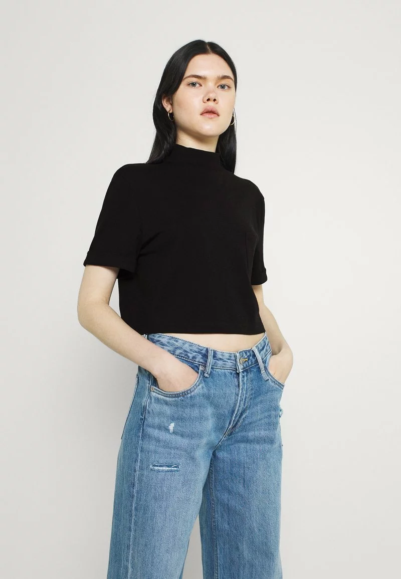 Even&Odd Damen T-Shirt Basic - Black 6 Even&Odd Damen T-Shirt Basic - Black – Bild 4