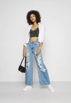 Even&Odd Damen 2 PACK - Top - Black/white