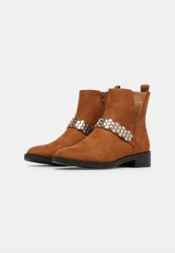 Even&Odd Damen Stiefelette - Cognac -Even Und Odd Verkäufe 25dac7425ca5402d9271d21866c01875