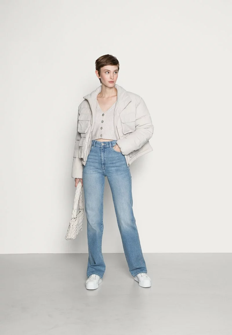 Even&Odd Damen CROPPED STRUCTURED CARDIGAN - Strickjacke - Beige 4 Even&Odd Damen CROPPED STRUCTURED CARDIGAN - Strickjacke - Beige – Bild 2