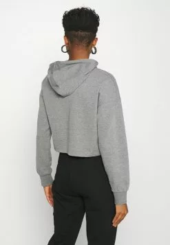 Even&Odd Damen BASIC - Cropped Oversized Hoodie - Kapuzenpullover - Mottled Grey -Even Und Odd Verkäufe 2754f81c23a849c7a74883801657cc92