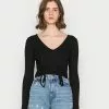 Even&Odd Damen Langarmshirt - Black