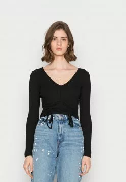 Even&Odd Damen Langarmshirt - Black