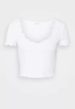 Even&Odd Damen T-Shirt Basic - White 12 Even&Odd Damen T-Shirt Basic - White -Even Und Odd Verkäufe 2830732ca98b48de8c9fcce360c17f3d