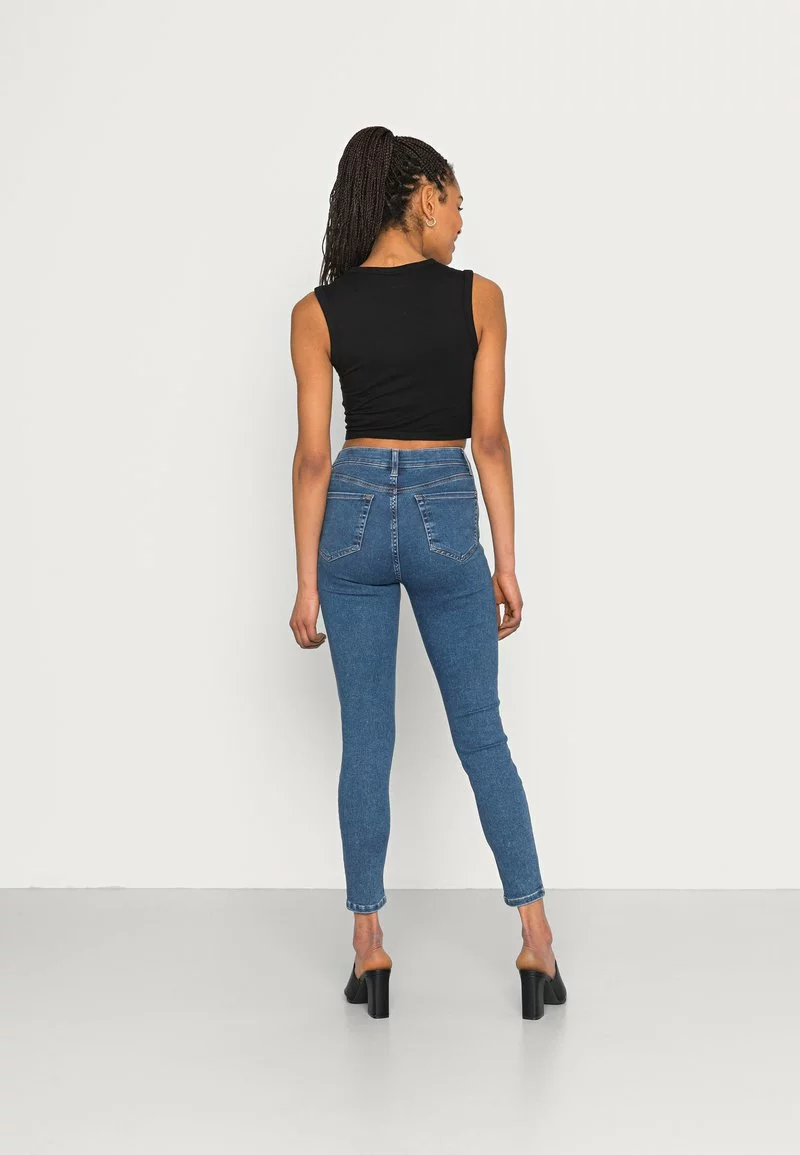 Even&Odd Damen Jeans Skinny Fit - Blue Denim 5 Even&Odd Damen Jeans Skinny Fit - Blue Denim – Bild 3