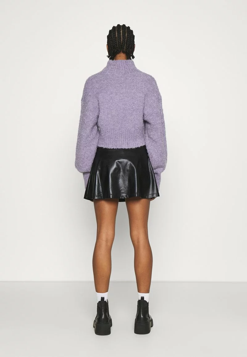 Even&Odd Damen Mini PU Leather A-line Skirt - A-Linien-Rock - Black 5 Even&Odd Damen Mini PU Leather A-line Skirt - A-Linien-Rock - Black – Bild 3