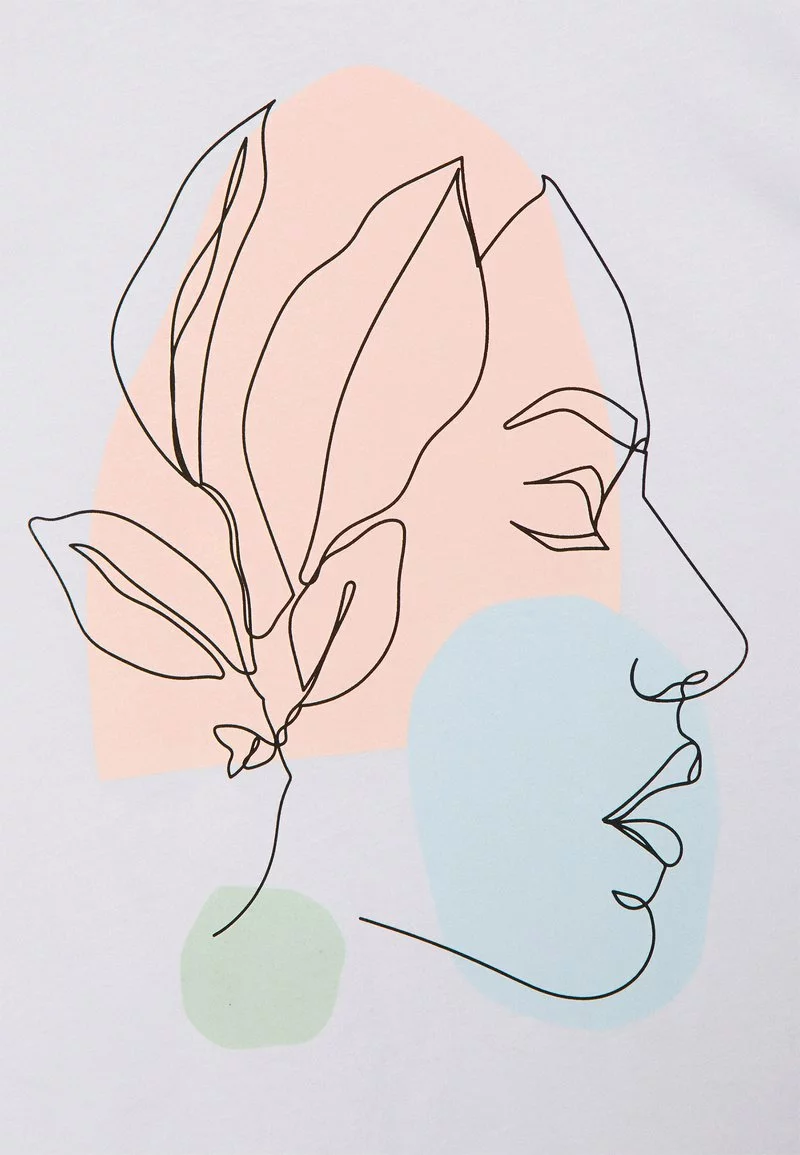 Even&Odd Damen T-Shirt Print - White 7 Even&Odd Damen T-Shirt Print - White – Bild 5