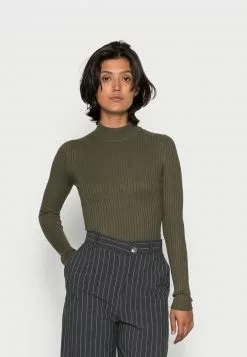 Even&Odd Damen Strickpullover - Dark Green -Even Und Odd Verkäufe 2b042b06b9bf489fb9238b0e50c67047