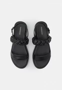 Even&Odd Damen Riemensandalette - Black -Even Und Odd Verkäufe 2b758cce4c754cb38dfbcb9108928b73