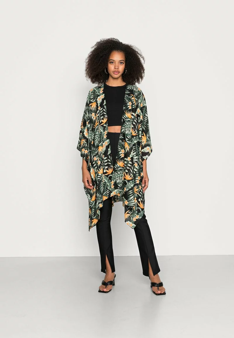 Even&Odd Damen Leichte Jacke - Black/green/yellow 3 Even&Odd Damen Leichte Jacke - Black/green/yellow