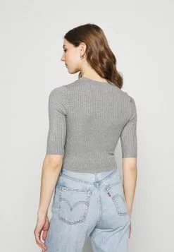 Even&Odd Damen 2 PACK - T-Shirt Basic - Mottled Grey/sand -Even Und Odd Verkäufe 2d8ca69d64904d949075e1bf39144126