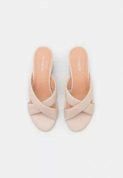 Even&Odd Damen Pantolette Hoch - Nude -Even Und Odd Verkäufe 301a083694444c78b6f412d298f8b24f