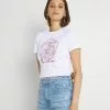 Even&Odd T-Shirt Print - White | Damen -Even Und Odd Verkäufe 31f3d6c5519e411b9253d6390cee15d2