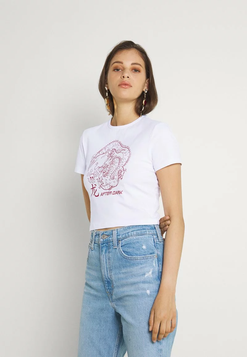 Even&Odd T-Shirt Print - White | Damen 3 Even&Odd T-Shirt Print - White | Damen