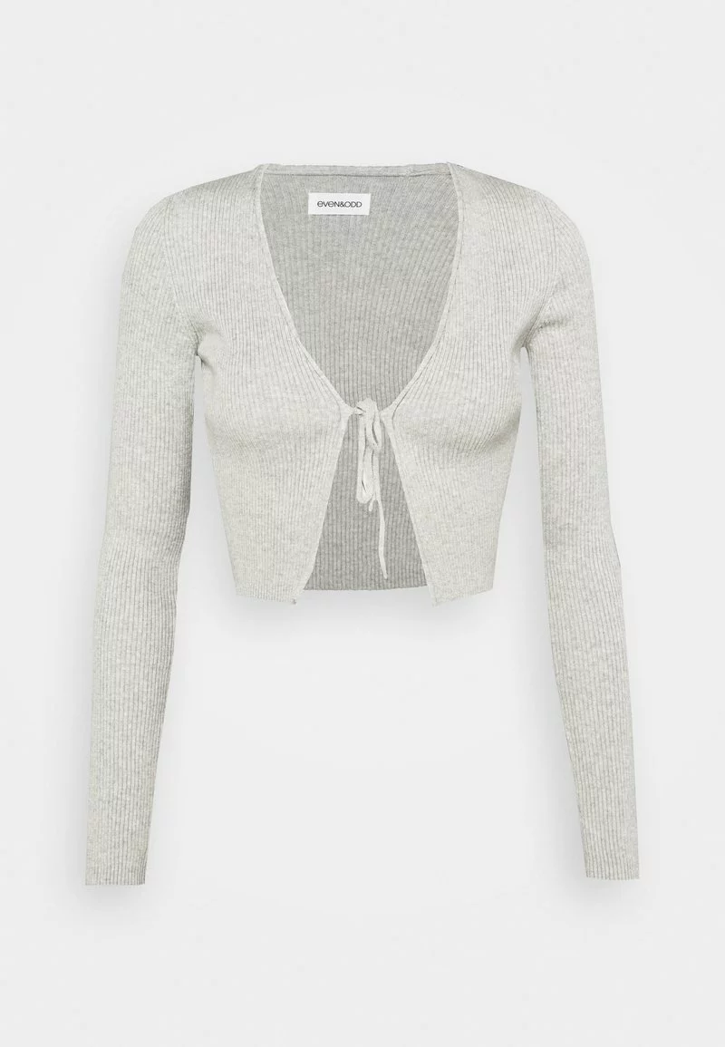 Even&Odd Damen Strickjacke - Mottled Light Grey 7 Even&Odd Damen Strickjacke - Mottled Light Grey – Bild 5