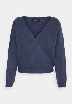 Even&Odd Damen WICKELJACKE - Strickjacke - Blue-grey 12 Even&Odd Damen WICKELJACKE - Strickjacke - Blue-grey -Even Und Odd Verkäufe 32e4c4e998744283b008a4ff56369167