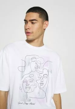 Even&Odd UNISEX - T-Shirt Print - White -Even Und Odd Verkäufe 332f53e131f34340ab15913fed487b0a