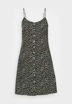 Even&Odd Freizeitkleid - Black/white | Damen -Even Und Odd Verkäufe 337dd5a86e204c738f9c66a6400ccc60