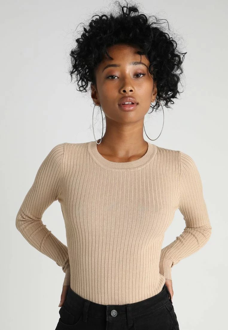 Even&Odd Damen Strickpullover - Sand 3 Even&Odd Damen Strickpullover - Sand