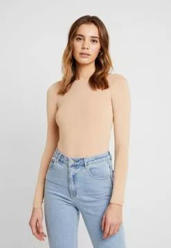 Even&Odd 2 PACK - Langarmshirt - Tan/black | Damen -Even Und Odd Verkäufe 352b647e0b594ec387a731aea7d9097a