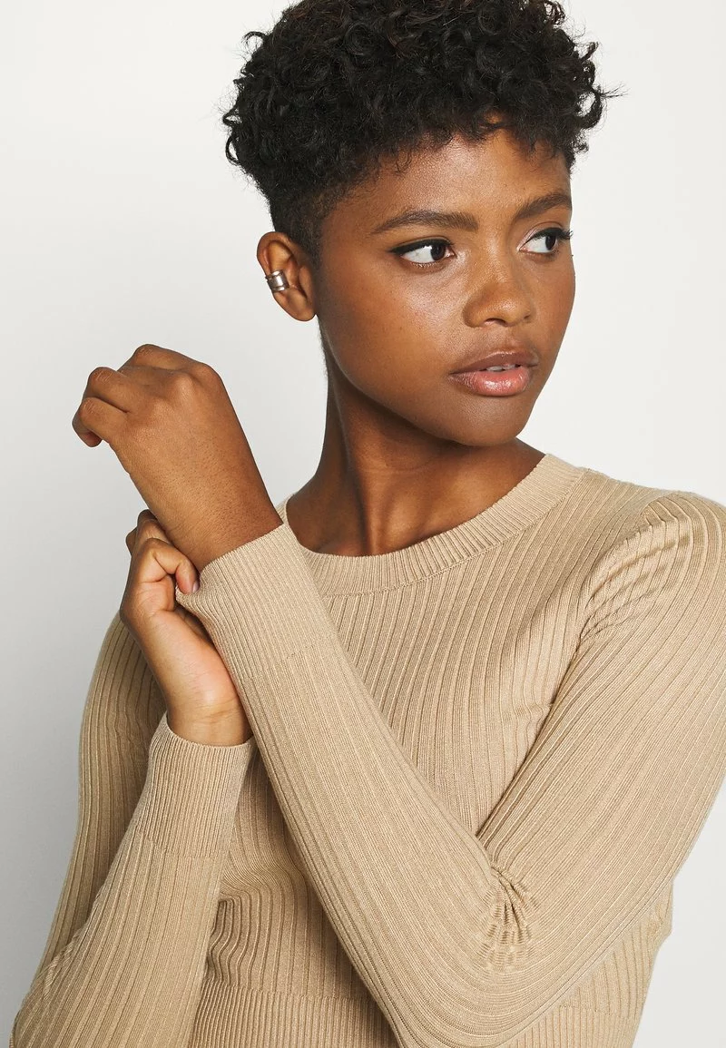 Even&Odd Damen 2 PACK - Strickpullover - Black/sand 8 Even&Odd Damen 2 PACK - Strickpullover - Black/sand – Bild 6