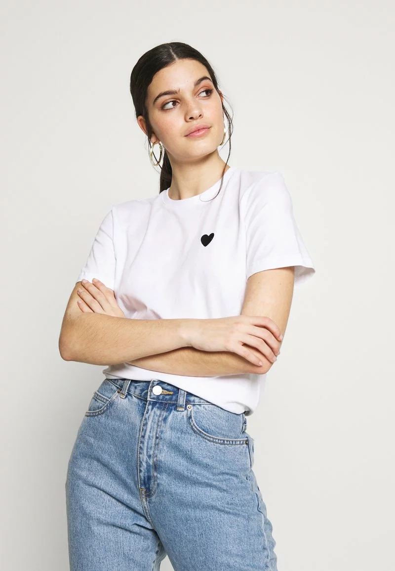 Even&Odd 2PACK - T-Shirt Basic - White/black | Damen 5 Even&Odd 2PACK - T-Shirt Basic - White/black | Damen – Bild 3