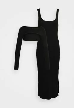 Even&Odd MINI DOYCON DRESS WITH DETEACHABLE LONG SLEEVES SET - Etuikleid - Black | Damen -Even Und Odd Verkäufe 37e691ec89b34099860d2704da466ef3