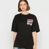 Even&Odd Damen T-Shirt Print - Black 2 Even&Odd Damen T-Shirt Print - Black -Even Und Odd Verkäufe 3834f71ad9914b5fa97c6d3ce427d8b0
