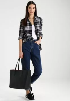 Even&Odd Damen Shopping Bag - Black/red