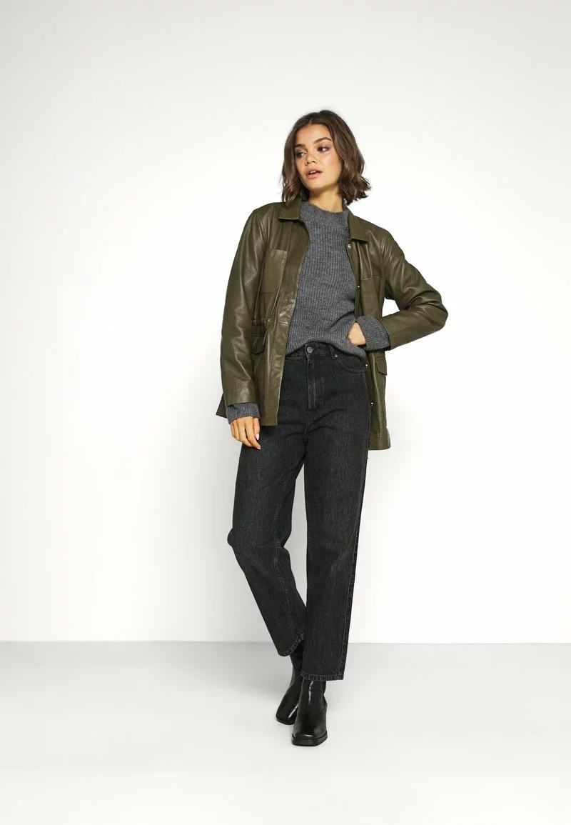 Even&Odd Damen Strickpullover - Mottled Dark Grey 4 Even&Odd Damen Strickpullover - Mottled Dark Grey – Bild 2