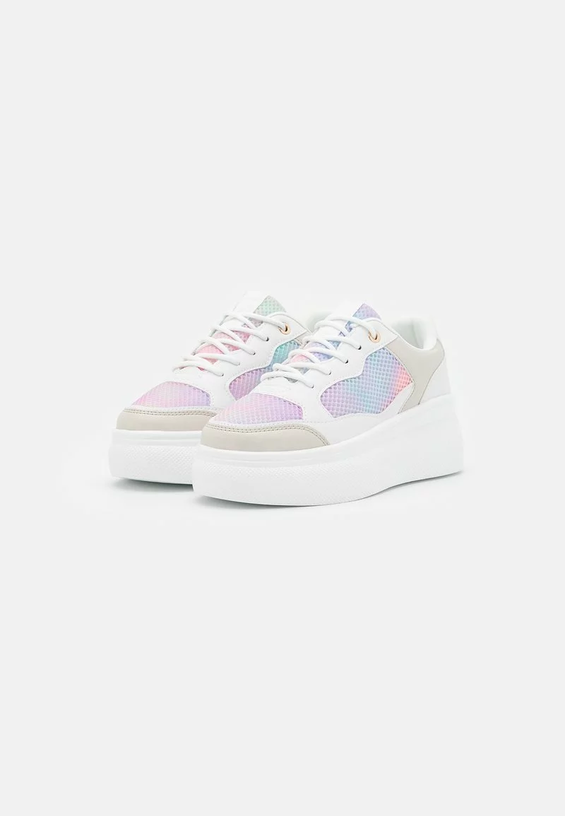 Even&Odd Damen LOVE - Sneaker Low - White/multi-coloured 5 Even&Odd Damen LOVE - Sneaker Low - White/multi-coloured – Bild 3